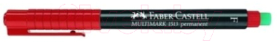 Маркер перманентный Faber Castell Multimark 151321 (красный)