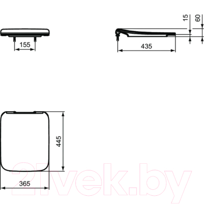 Унитаз подвесной с инсталляцией Ideal Standard T359601+T360101+R020467 / E387001