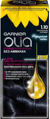 

Крем-краска для волос Garnier, Черный, Olia 1.10