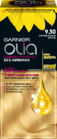 Крем-краска для волос Garnier Olia 9.30 (карамельный блонд) - 