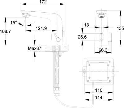 Смеситель Cersanit Sense 63106