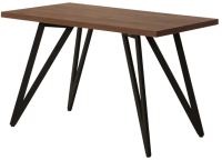 Обеденный стол Millwood Женева-2 Л 120x70x75 (дуб табачный Craft/металл черный) - 