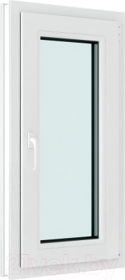 Окно ПВХ Rehau Roto NX Одностворчатое Поворотно-откидное правое 3 стекла (1700x1000x70)