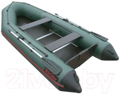 Надувная лодка Leader Boats Тайга-320 Киль / 0051814 (зеленый)
