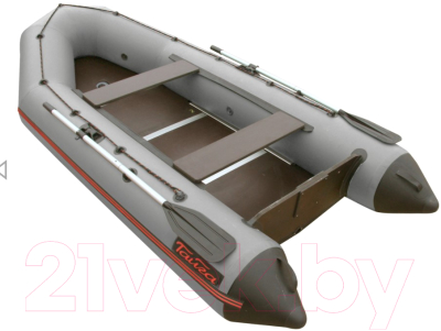 Надувная лодка Leader Boats Тайга-320 Киль / 0053790 (серый)