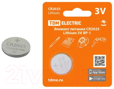 Батарейка TDM SQ1702-0098