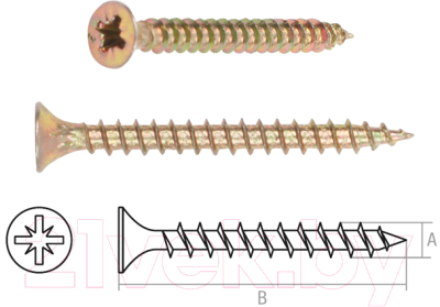 Шуруп Starfix SMP2-80430-100