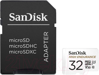 

Карта памяти SanDisk, 32GB (SDSQQNR-032G-GN6IA)