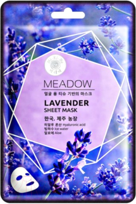 

Маска для лица тканевая Mi-Ri-Ne, Meadow Лаванда и Алоэ с ледниковой водой