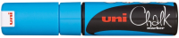 Маркер меловой UNI Mitsubishi Pencil Chalk 8мм / PWE-8K METALLIC BLUE (синий металлик) - 