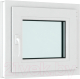 Окно ПВХ Rehau Roto NX Одностворчатое Поворотно-откидное правое 3 стекла (900x900x70) - 