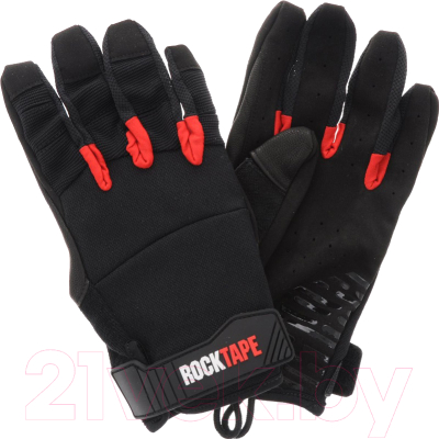 Перчатки для пауэрлифтинга RockTape Talons 6001-TLNS-M / I00003146 (M, черный/красный)
