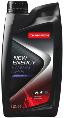 Моторное масло Champion New Energy B4 Diesel 5W40 / 8219818 (1л)
