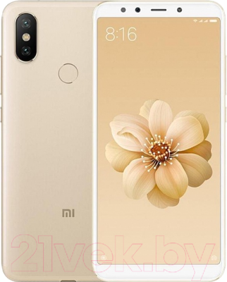 Смартфон Xiaomi Mi A2 4GB/64GB (золото)