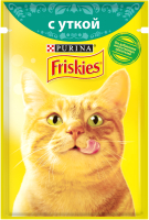Корм для кошек Friskies Утка в подливе (85г) - 