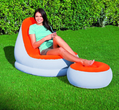 Надувное кресло Bestway Comfort Cruiser Inflate-A-Chair 75053 (зеленый)