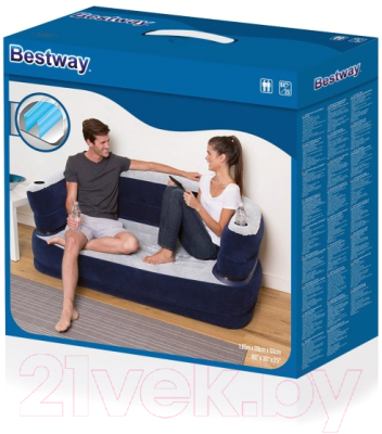 Надувной диван Bestway Deluxe Air Couch 75058