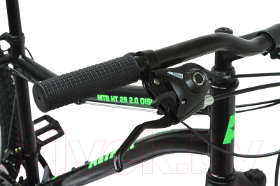 Велосипед Forward Altair MTB HT 29 2.0 Disc 2021 / RBKT1MN9Q005 (19, черный/ярко-зеленый)