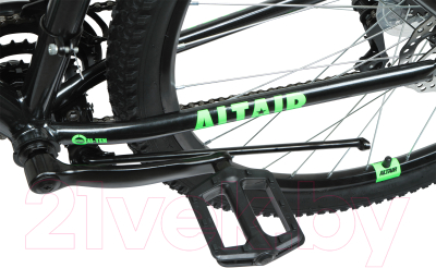 Велосипед Forward Altair MTB HT 29 2.0 Disc 2021 / RBKT1MN9Q005 (19, черный/ярко-зеленый)