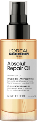 Масло для волос L'Oreal Professionnel Serie Expert Absolut Repair 10в1 (90мл)