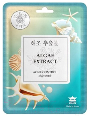 Маска для лица тканевая Mi-Ri-Ne Algae Extract Очищающая (23г)