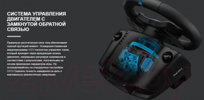Изображение товара Игровой руль Logitech G923 Racing Wheel and Pedals for PS4 and PC (941-000149)