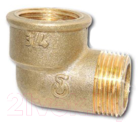 Угольник соединительный Цветлит ДУ 15 1/2" / ZW50094