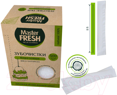 Изображение товара Зубочистки Master Fresh Eco Line (500шт)