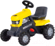 Каталка детская Полесье Turbo Трактор с педалям / 89311 (желтый) - 