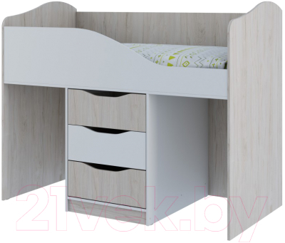 

Кровать-чердак детская SV-мебель, Миндаль 80x160