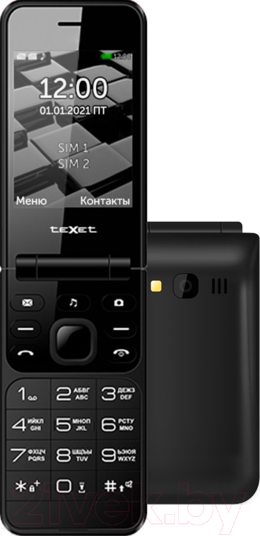 Мобильный телефон Texet TM-405 (черный)