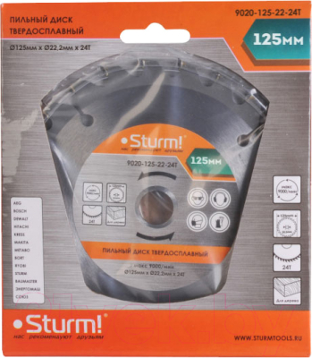 

Пильный диск Sturm!, S-081685