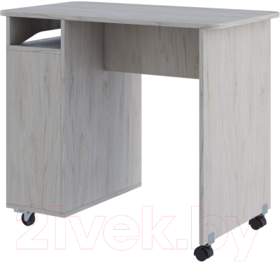 Письменный стол SV-мебель Миндаль (гикори светлый/белый)