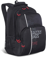Рюкзак Grizzly RU-030-31 (черный/красный) - 