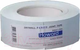 Серпянка Howard Perfo Joint Tape с круглой перфорацией (50ммx50м)