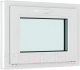 Окно ПВХ Brusbox Roto NX Фрамужное открывание 2 стекла (500x900x60) - 