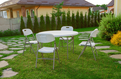 Комплект садовой мебели Calviano Круглый стол 122 + 4 стула