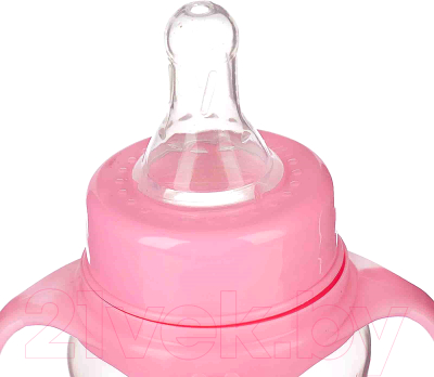Бутылочка для кормления Mum&Baby Любимая доченька 0+ / 2969859 (150мл, розовый)