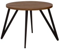 Обеденный стол Millwood Женева 2 Л D90 / 90x90x75 (дуб табачный Craft/металл черный) - 
