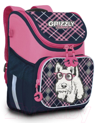 Школьный рюкзак Grizzly RAl-194-4 (синий)