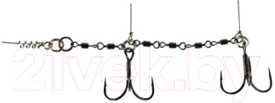 

Комплект оснастки для приманки Lucky John, Stinger Power Chain №02/0+№1/0 / LJP7402-M