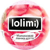 

Бомбочка для ванны Lolimi, Малиновая панна-котта шар
