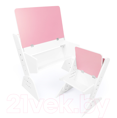 Парта+стул Я сам Так Так (розовый)