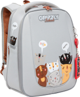 

Школьный рюкзак Grizzly, RAf-192-4
