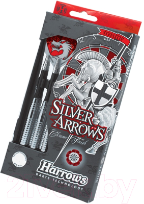 Набор дротиков для дартса Harrows Steeltip Silver Arrows / 842HRED92118