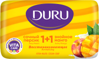 

Мыло твердое, 1+1 Сочный Персик & Знойное Манго