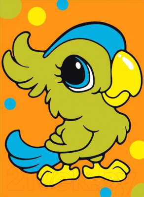 

Картина по номерам Selfica, Яркий попугайчик / КН2015248