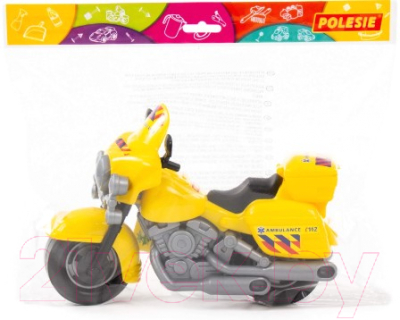 Мотоцикл игрушечный Полесье Скорая помощь / 48097