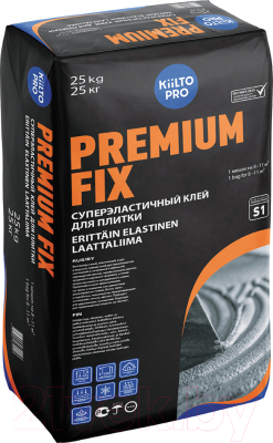 

Клей для плитки Kiilto, Premium Fix