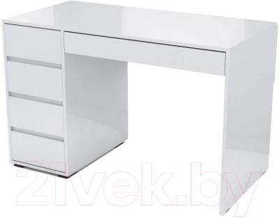 Письменный стол SV-мебель №13 (белый глянец)